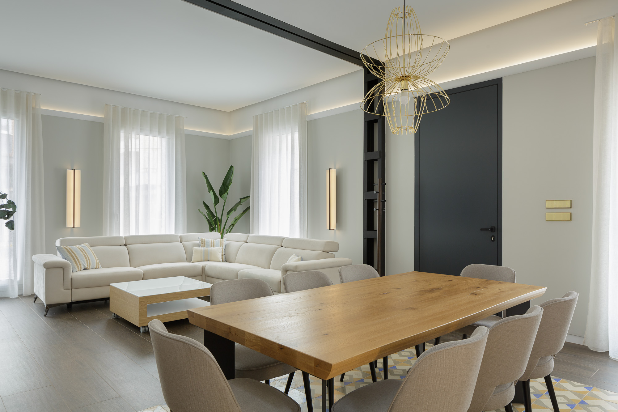 NAYA REHABILITACIÓN VIVIENDA PINOSO (2) LAMPARA COMEDOR