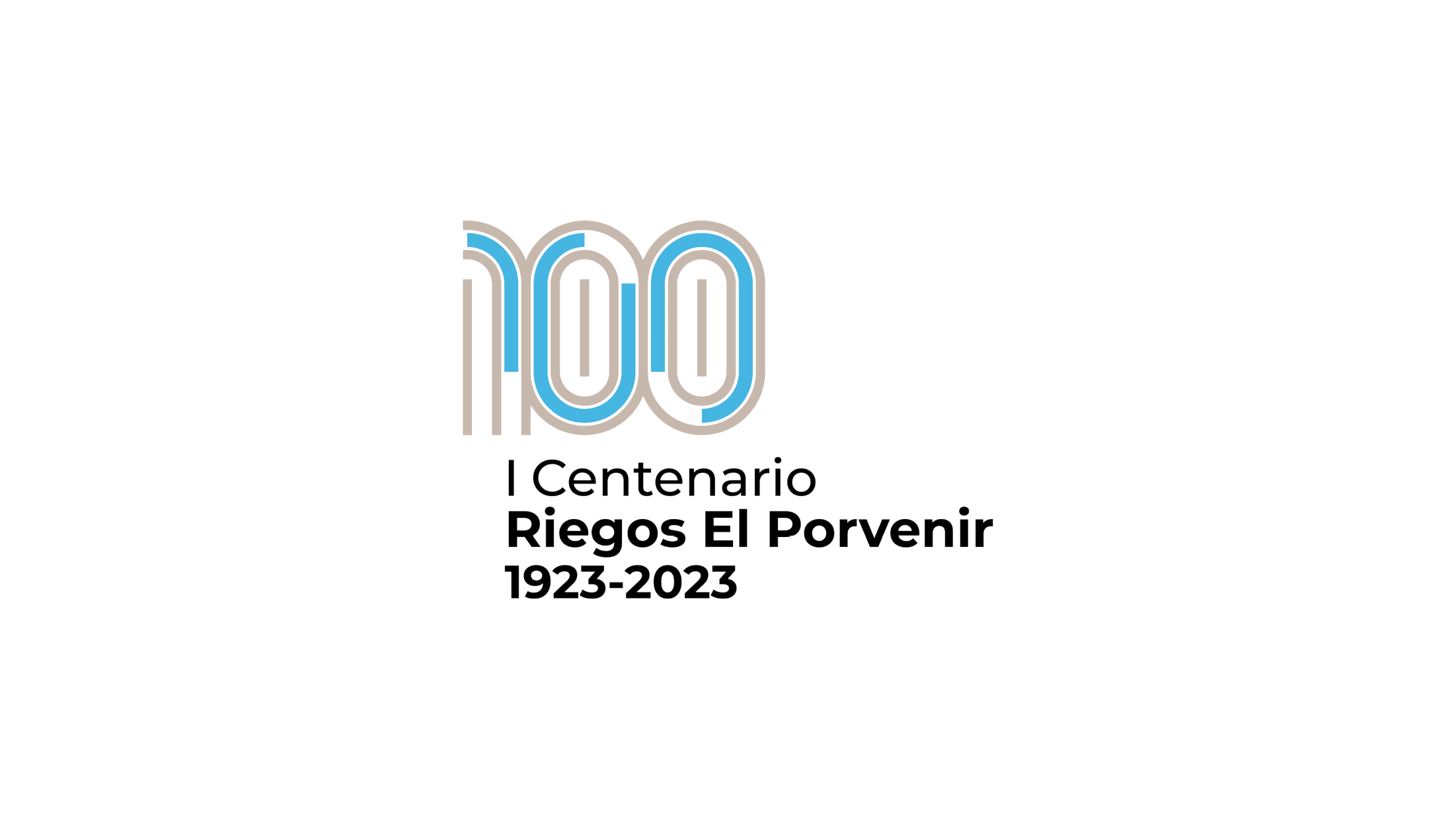 02 logo centenario Riegos el porvenir vertical